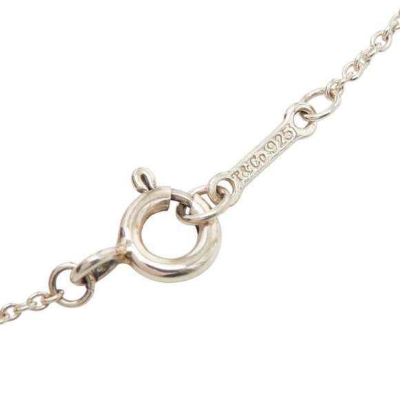 Tiffany & Co. Platinum Estate Diamond Metro Heart Necklace  TIFFANY Silver Heart Necklace